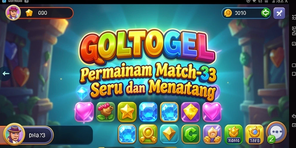 Tampilan gameplay seru dan menantang di GOLTOGEL.