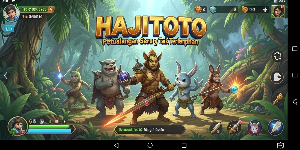 Gameplay HAJITOTO yang penuh aksi dan eksplorasi di dunia yang menawan.