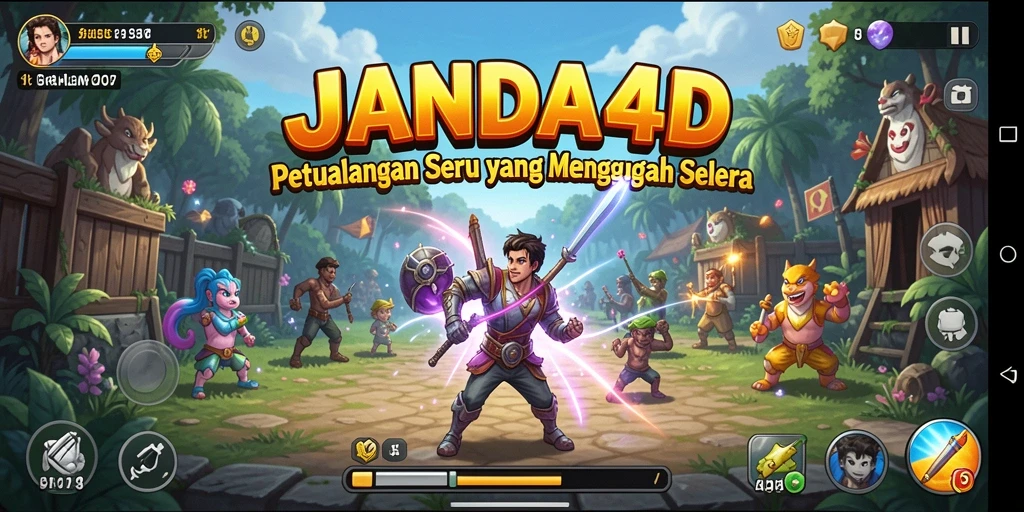 Tampilan gameplay JANDA4D yang memikat dan penuh aksi.