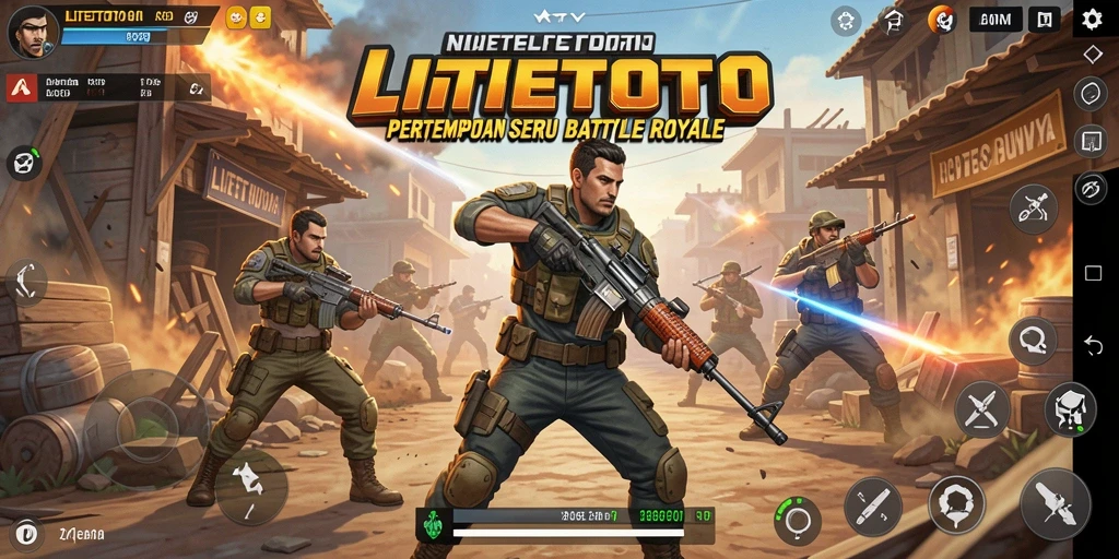 Tangkapan layar gameplay seru dalam <strong>LITETOTO</strong> Battle Royale.