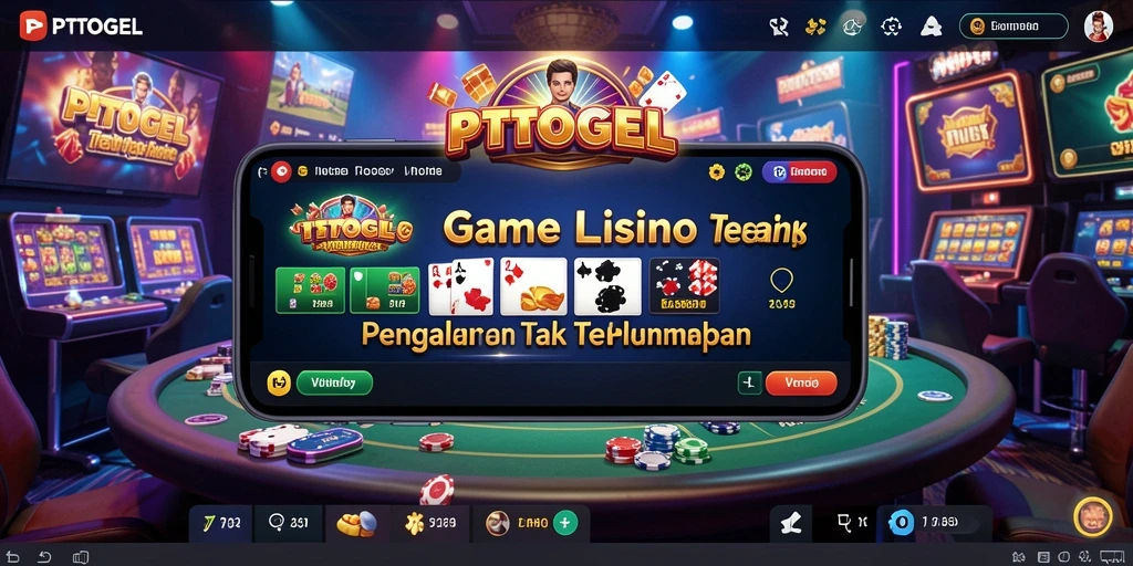 Gambaran gameplay Live Casino yang mendebarkan di PTTOGEL.