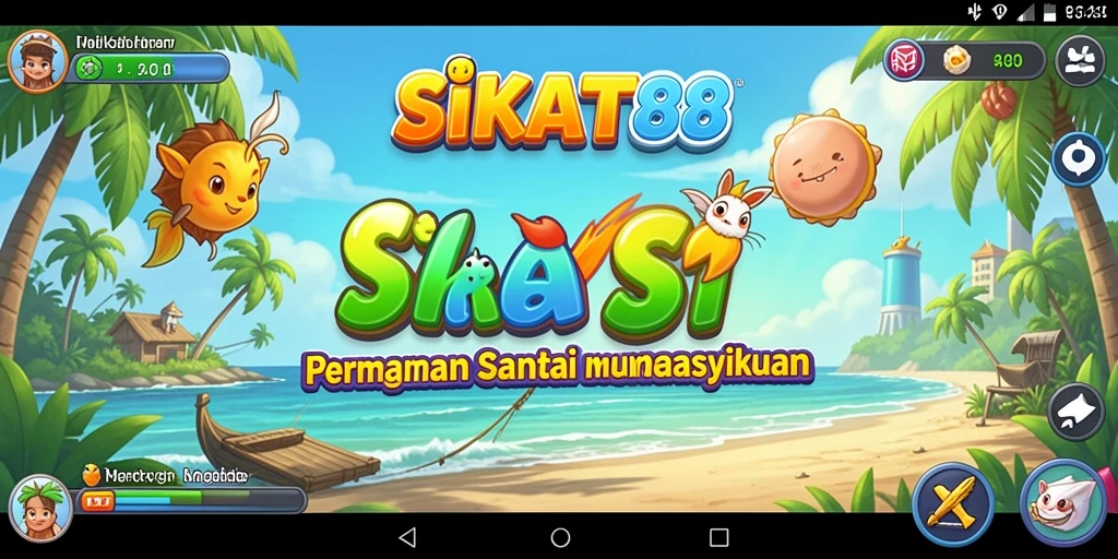 Tampilan gameplay SIKAT88 yang penuh warna dan menarik.